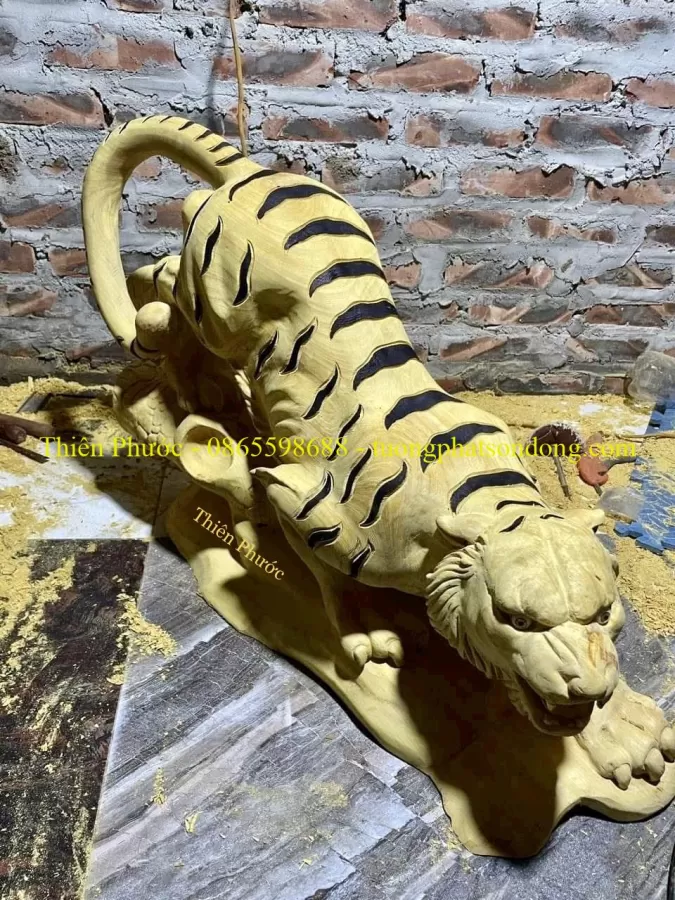 Tranh và tượng Ngũ Hổ – mã TTP-066