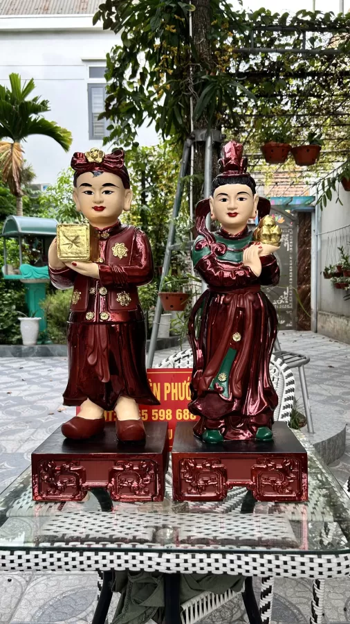 Tượng Cô Cậu Hầu Cận – mã TTP-095