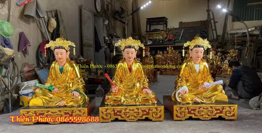 Tượng Tam Tòa Thánh Mẫu – mã TTP-055